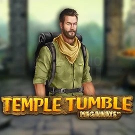 Temple Tumble Megaways slot logo by Relax Gaming at CasinOKTemple Tumble Megaways